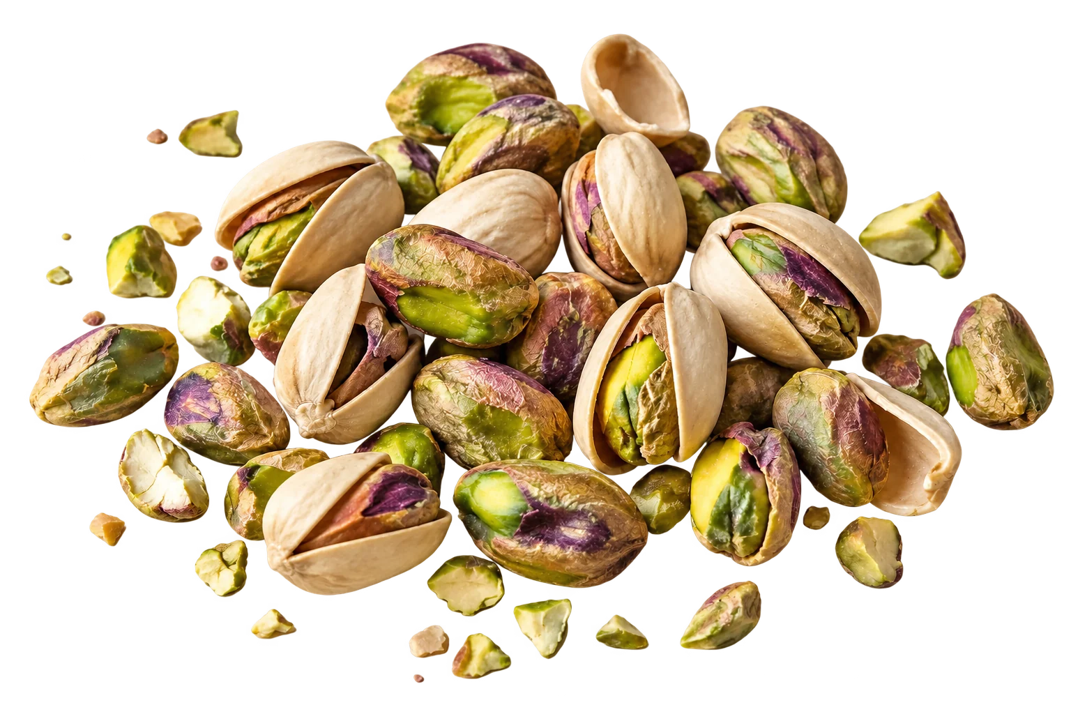 Pistaches en gros plan